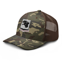 Load image into Gallery viewer, Camouflage trucker hat - Army - 761st Tank Battalion - Black Panthers wo Txt
