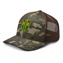 Load image into Gallery viewer, Camouflage trucker hat - Army - 18th MP Bde wo Txt
