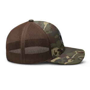 Camouflage trucker hat - Spyder Ryder - Free Wheel Motion - Black