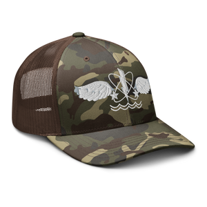 Camouflage trucker hat - Navy - Rate - Aviation Warfare Systems Operator wo Txt X 300