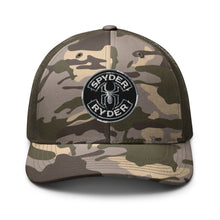 Load image into Gallery viewer, Camouflage trucker hat - Spyder Ryder - Free Wheel Motion - Black
