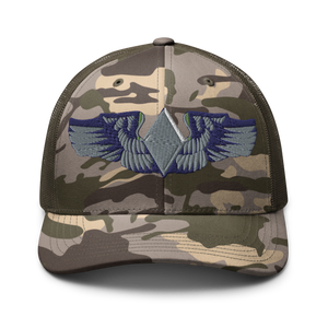 Camouflage trucker hat - AAC - WASP Wing wo Txt