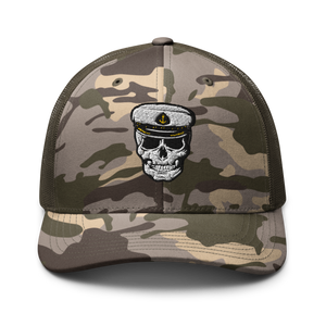 Camouflage trucker hat - Sailor - Skull - Cap X 300