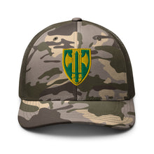 Load image into Gallery viewer, Camouflage trucker hat - Army - 18th MP Bde wo Txt
