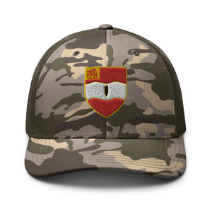 Camouflage trucker hat - 1st Battalion, 82nd Artillery No Text