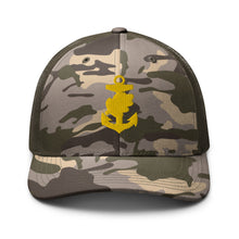 Load image into Gallery viewer, Camouflage trucker hat - Navy - Navy Nurse Corps Pin wo Txt
