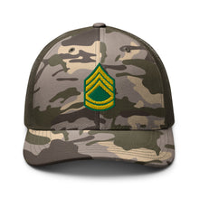 Load image into Gallery viewer, Camouflage trucker hat - Army - SFC wo Txt
