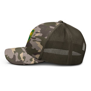 Camouflage trucker hat - Army - 18th MP Bde wo Txt