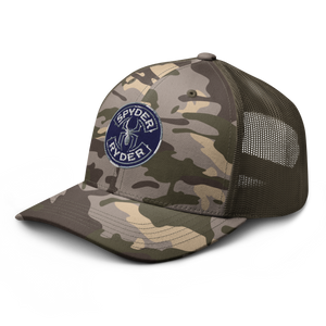 Camouflage trucker hat - Spyder Ryder - Free Wheel Motion - Blue