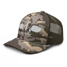 Load image into Gallery viewer, Camouflage trucker hat - Navy - Rate - Aviation Warfare Systems Operator wo Txt X 300
