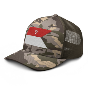 Camouflage trucker hat - Army - 7th Cavalry Guidon X 300