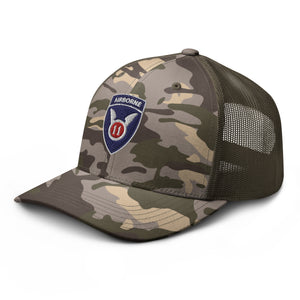 Camouflage trucker hat - Army - 11th Airborne Division wo txt