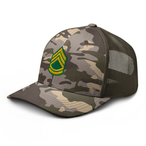 Camouflage trucker hat - Army - SFC wo Txt