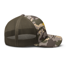 Load image into Gallery viewer, Camouflage trucker hat - Medical - Medical Symbol - Caduceus
