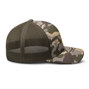 Camouflage trucker hat - Army - Enlisted - Sergeant First Class - SFC - Blue X 300