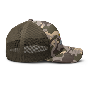 Camouflage trucker hat - Army - 759th Tank Battalion SSI