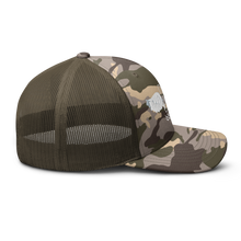 Load image into Gallery viewer, Camouflage trucker hat - Navy - Rate - Aviation Warfare Systems Operator wo Txt X 300
