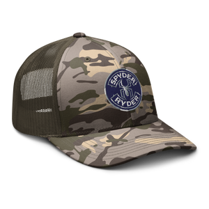 Camouflage trucker hat - Spyder Ryder - Free Wheel Motion - Blue