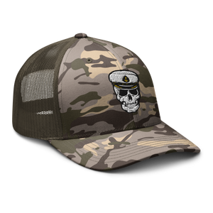 Camouflage trucker hat - Sailor - Skull - Cap X 300