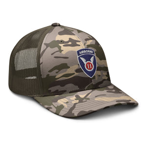 Camouflage trucker hat - Army - 11th Airborne Division wo txt