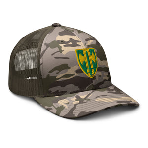 Camouflage trucker hat - Army - 18th MP Bde wo Txt