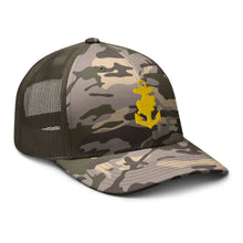 Load image into Gallery viewer, Camouflage trucker hat - Navy - Navy Nurse Corps Pin wo Txt
