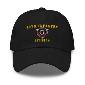 Dad hat - Army - 19th Infantry Division X 300 - Hat