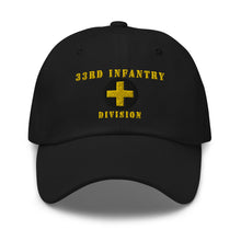 Load image into Gallery viewer, Dad hat - Army - 33rd Infantry Division X 300 - Hat
