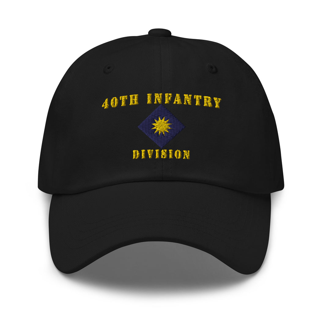 Dad hat - Army - 40th Infantry Division X 300 - Hat