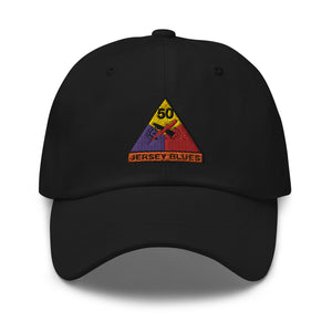 Dad hat - Army - 50th Armored Division - Jersey Blues wo Txt