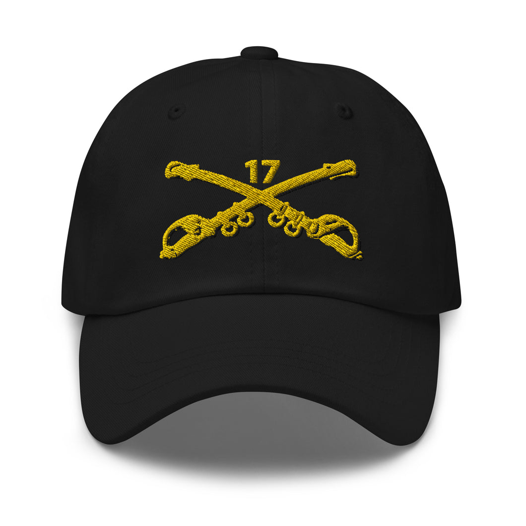 Dad hat - Army - 17th Cavalry Branch wo Txt