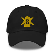 Load image into Gallery viewer, Dad hat - Army - PSYOPS w 8th Battalion Numeral - Line X 300 - Hat
