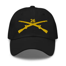 Load image into Gallery viewer, Dad hat - Army - 26th Infantry Regiment - w Infantry Br wo Txt X 300
