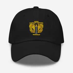 Dad hat - Emblem - Warrant Officer - CW6 - Veteran X 300