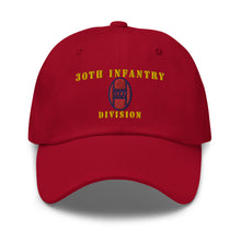 Load image into Gallery viewer, Dad hat - Army - 30th Infantry Division X 300 - Hat
