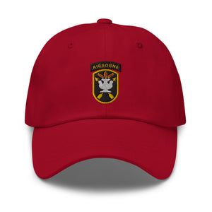 Dad hat - SOF - JFK Special Warfare Center - School SSI wo Txt w white