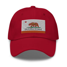 Load image into Gallery viewer, Dad hat - Flag - California
