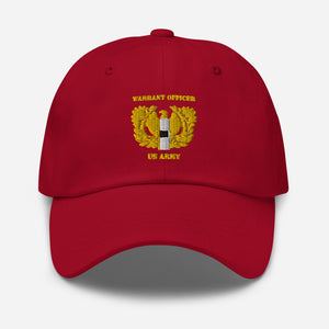 Dad hat - Emblem - Warrant Officer - WO1 X 300