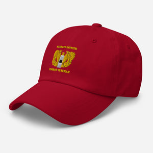 Dad hat - Emblem - Warrant Officer - WO1 - Combat Veteran X 300