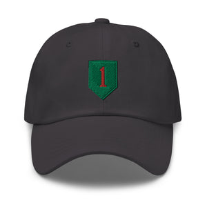 Dad hat - Army - 1st Infantry Division wo Txt