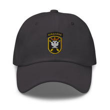 Load image into Gallery viewer, Dad hat - SOF - JFK Special Warfare Center - School SSI wo Txt w white
