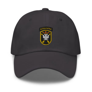 Dad hat - SOF - JFK Special Warfare Center - School SSI wo Txt w white