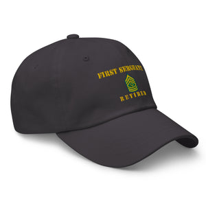 Dad hat - Army - First Sergeant - Retired - Line