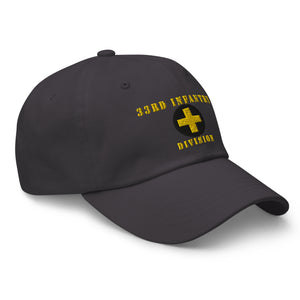 Dad hat - Army - 33rd Infantry Division X 300 - Hat