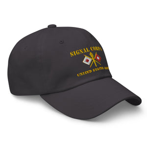 Dad hat - Army - Signal Corps - Branch - US Army X 300DPI