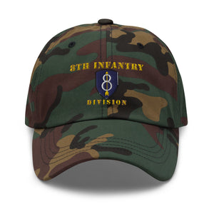 Dad hat - Army - 8th Infantry Division - Hat