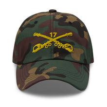 Load image into Gallery viewer, Dad hat - Army - 17th Cavalry Branch wo Txt
