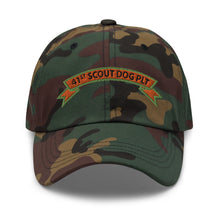 Load image into Gallery viewer, Dad hat - Army - 41st  Scout Dog Platoon wo Txt
