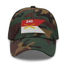 Load image into Gallery viewer, Dad hat - Army - 240th Cavalry Regiment - Guidon
