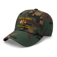 Load image into Gallery viewer, Dad hat - Army - Signal Corps - Branch - US Army X 300DPI
